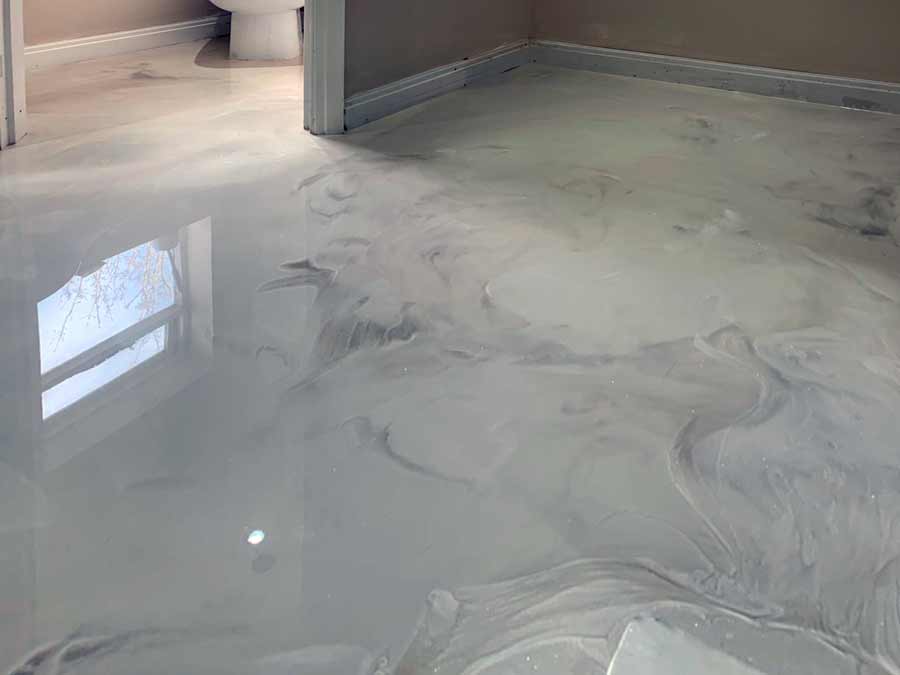 Epoxy floor installation in Coventry by Elite Resin Scapes